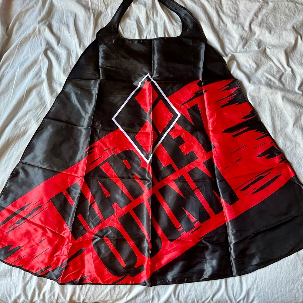 Licensed DC Harley Quinn Six Flags cape